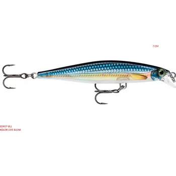 Umělá nástraha Wobler Rapala Shadow Rap 7 cm BLL