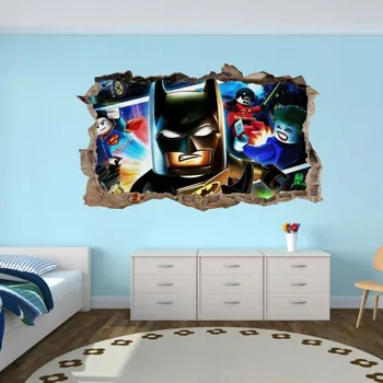 Samolepící dekorace Nálepka na zeď Batman 47x77cm