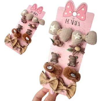 Carla Dámská sada gumiček do vlasů Tructemondo růžová One size