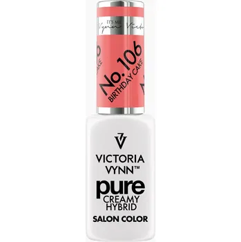 Lak na nehty VICTORIA VYNN Hybridní gel lak PURE CREAMY HYBRID 106 Birthday Cake 8 ml