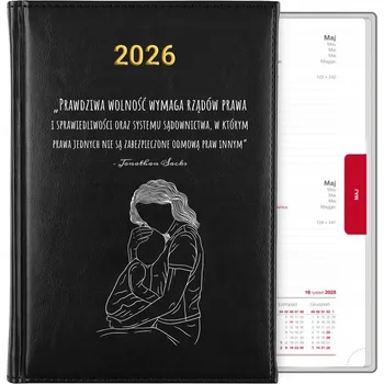 Kalendář Knižkový kalendář 2026 A5 černý