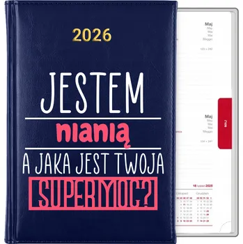 Kalendář Knižní kalendář 2026 A5 modrý