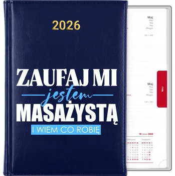 Kalendář Knižní kalendář 2026 A5 modrý