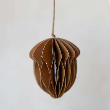 Vánoční dekorace Storefactory Ekholmen Dark Brown 8 cm dekorace