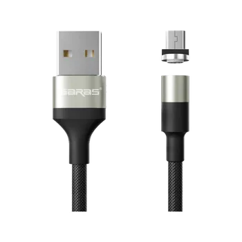 Datový kabel Garas M1 - Magnetický USB kabel - Stříbrný - Micro USB - 1 m