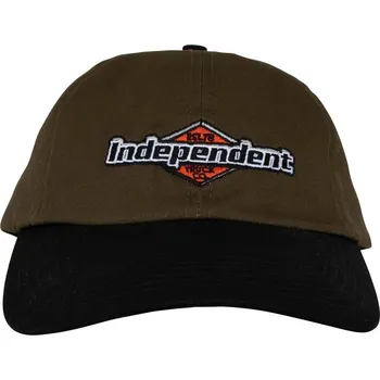 Kšiltovka independent Pánská kšiltovka mojochrome dad snapback unstructured hat olive/black