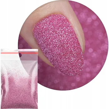 Prášek Ozdoby Na Nechty 20g kosmetický tmavě Pink třpytivý Č. 101