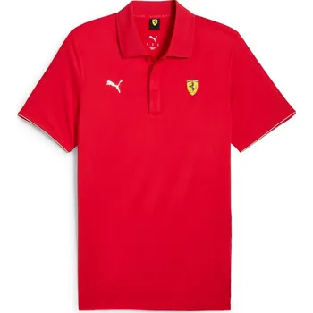 Pánská košile Pánská Polokošile PUMA FERRARI RACE CLOUDSPUN POLO 63018502 – Červená S