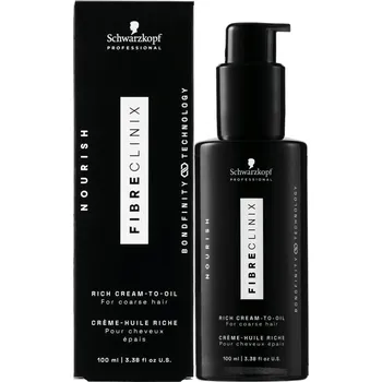 Pleťový olej Schwarzkopf Fibre Clinix Bondifinity Rich Cream-To-Oil krémový olej 100 ml