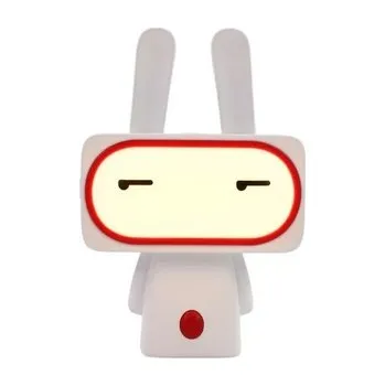 Lampička LED stolní lampička BIGI Rabbit, časovač, bílá