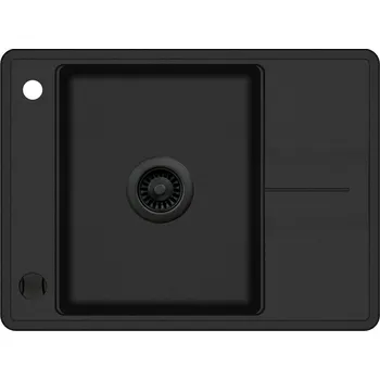 Granitový dřez Granitový dřez Helika BELLA SQB102 černá edice