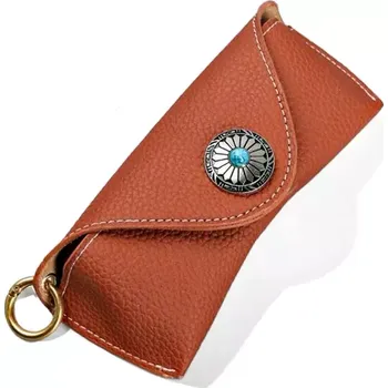 3D brýle Contacts® vintage pouzdro na brýle Tarok cihlové