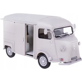 autíčko CITROEN TYPE H KOVOVÝ MODEL WELLY 1:24 ŠEDÝ