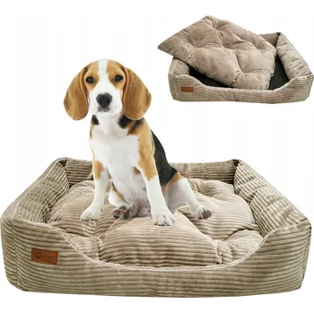 Pelíšek pro psa PELÍŠEK pro středního psa s polštářem 80x70 postel potah ŠTRUKS