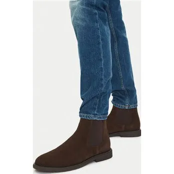 Pracovní obuv Kotníková obuv s elastickým prvkem Gino Rossi EO-URBANO-01 125AM Hnědá 43