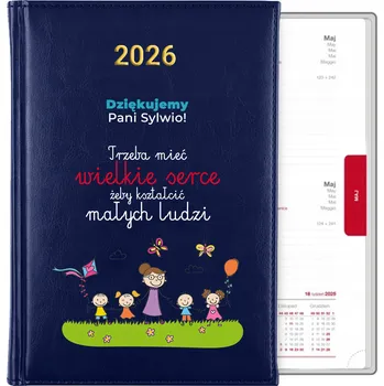 Kalendář Knižní kalendář 2026 A5 modrý