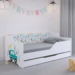 Dětská postel pro milovníky terénních aut 160x80 cm