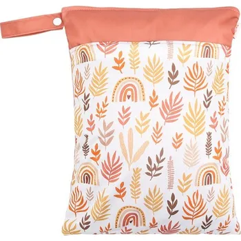 Nepromokavá taška do kočárku a školky 30x40 cm – vzor liška Příroda