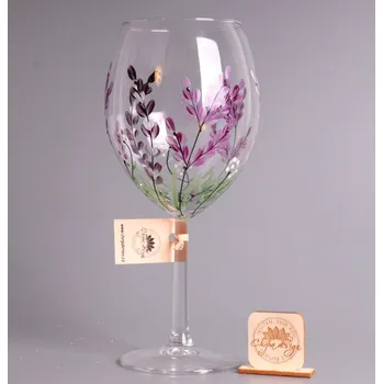 Sklenice MAXI VÍNOVKA - purpurové trávy