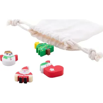 Ořezávátko Sommaroy vánoční sada gumy - vícebarevná - AP845193