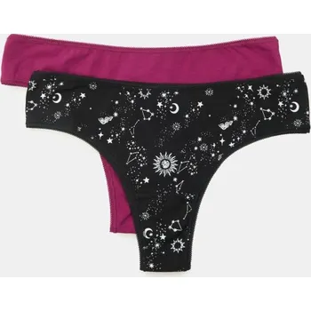 Dámský svetr Sinsay - Sada 2 tang - vícebarevná - 258FX-MLC - 258FX-MLC-S