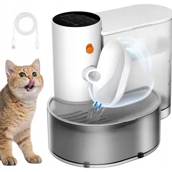 Miska pro psa PÍTKO FONTÁNA PRO KOČKY PSY MISKA 3L NABÍJENÍ BATERIE 2000MAH 5V