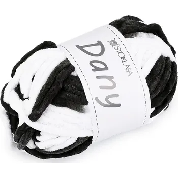 Příze Pletací žinylková příze Dany 100 g, barva 5 černá