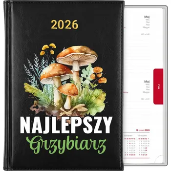 Kalendář Knižkový kalendář 2026 A5 černý