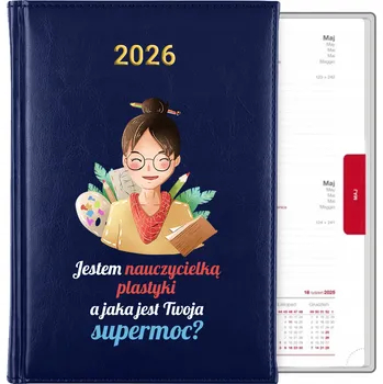 Kalendář Knižní kalendář 2026 A5 modrý