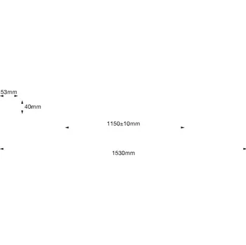 Svítidlo OSRAM LED žárovka do vlhkých prostor SUBMARINE SLIM VALUE, 153 cm, IP65 bílá LED 24 W celkem