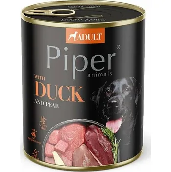 Krmivo pro psa PIPER s kachnou a hruškou, konzerva pro psy 800g