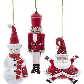 Vánoční dekorace KURT ADLER Vánoční postavičky 1 ks