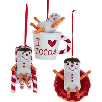 Vánoční dekorace KURT ADLER Legrační Marshmallow 1 ks