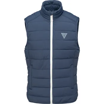 Pánská vesta Pánská Prošívaná vesta GUESS DALACH QUILTED VEST Z4RL02WFW40-G7R1 – Modrá S