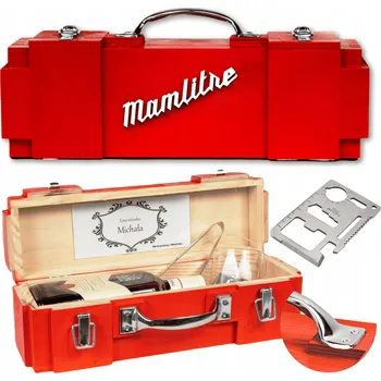 Obraz Dřevěná Krabička na alkohol Dárek pro KAMARÁDA HASIČE k 18-99 narozeninám