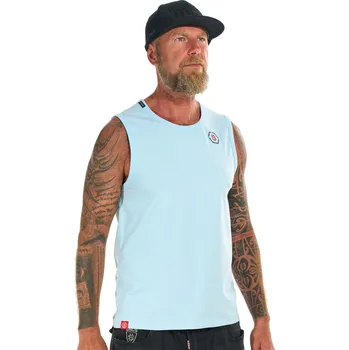 Pánské tričko Pánský top HEXAGON BLUE / 6XL