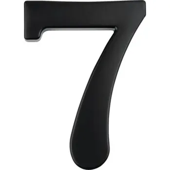 Nábytkové kování Číslice "7",výška 10cm, černá