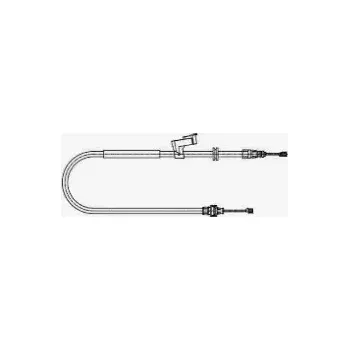 Lanko parkovací brzdy Tažné lanko, parkovací brzda FTE (9250356)