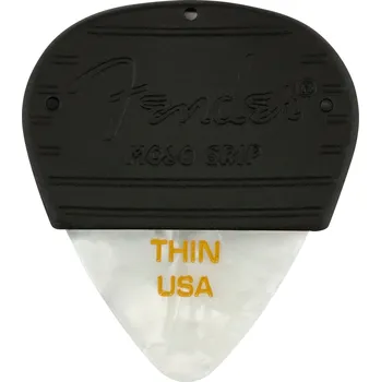 Trsátko Fender Mojo Grip Picks White Moto Thin + prodloužená záruka 3 roky