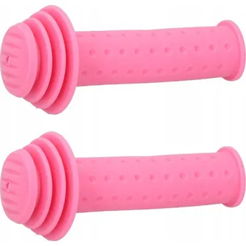 grip GRIPY / RUKOJETI NA ŘIDÍTKA 115MM DUNLOP - RŮŽOVÉ