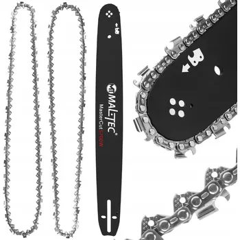 Sada vodicí lišty 18″ (45,7 cm) a 2 řetězů MalTec MasterCut5700W pro benzínovou motorovou pilu
