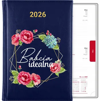 Kalendář Knižní kalendář 2026 A5 modrý