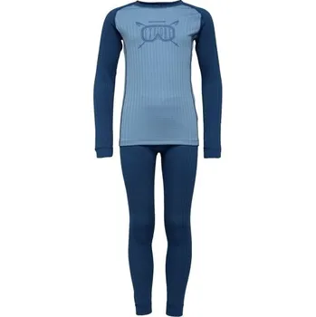 Set dětského termoprádla Dětský dvoudílný set Arcore KAORU 116/122 Tmavě modrá, Světle modrá