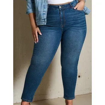 Sinsay - Džíny mom fit - námořnická modrá - 882EV-59J - 882EV-59J-52