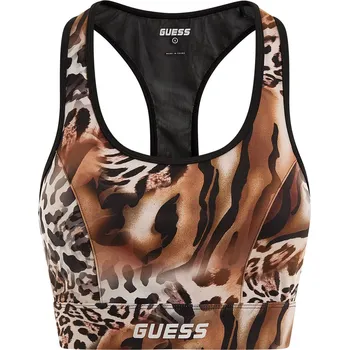 Podprsenka DÁMSKÁ Podprsenka GUESS ADRIANNA ANIMALIER ACTIVE BRA V3RP18KBIL2-P15E – Multicolor S