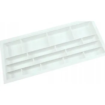 Obraz PEKA SCOOP VLOŽKA DO ZÁSUVKY NA PŘÍBORY BLUM 100 / 50 CM BÍLÁ 918 x 474 MM