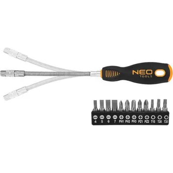 Šroubovák Šroubovák s ohebnou čepelí, sada 13 kusů 04-215 NEO