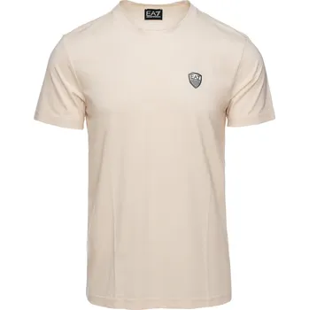 Pánské Tričko s krátkým rukávem EA7 TRAIN PREMIUM SHIELD M TEE SS VI PA 8NPT16PJRGZ1713 – Béžová L