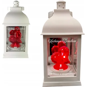 Svíčka BÍLÁ HŘBITOVNÍ SVÍČKA SRDCE PRO DĚDEČKY BABIČKY A DĚDEČKA NA HROB HŘBITOV