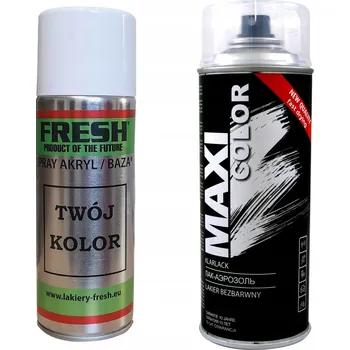 Lak na dřevo Základní lak + Bezbarvý lak ve spreji MITSUBISHI W13-CMW10013-XY-DW SILKY WHITE -